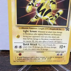 Electabuzz Movie Promo Black Star Stamped MP Pokemon Card - Image 4