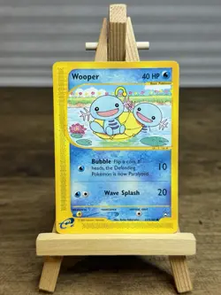 Wooper 117/147 Common Aquapolis Pokemon E-Reader Card 2002 - LP/MP - Image 1