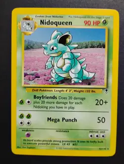 Nidoqueen 32/110 Legendary Collection Non-Holo 2002 WOTC Vintage Pokemon Card NM - Image 1