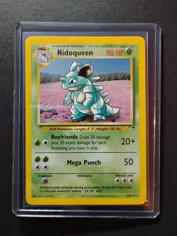 Nidoqueen 32/110 Legendary Collection Non-Holo 2002 WOTC Vintage Pokemon Card NM - Image 3