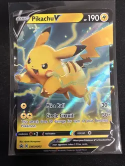 Pikachu V SWSH063 SWSH: Sword & Shield Promo Cards Holo - Image 1