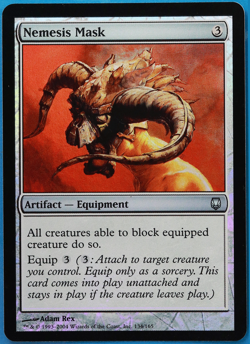 Nemesis Mask FOIL Darksteel NM Artifact Uncommon MTG CARD (ID# 502254) ABUGames - Image 1