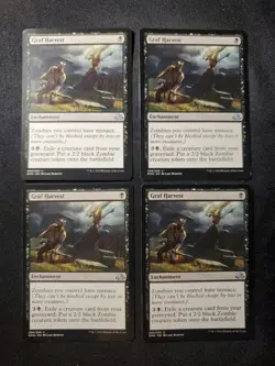 4x Graf Harvest Eldritch Moon NM Magic The Gathering MTG Tcg See Detailed Pics - Image 1
