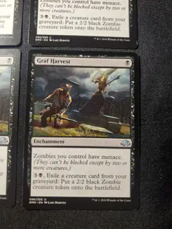 4x Graf Harvest Eldritch Moon NM Magic The Gathering MTG Tcg See Detailed Pics - Image 5
