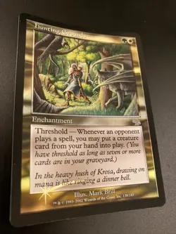FOIL Hunting Grounds 138/143 MTG Judgement Set Rare NM English - Image 3