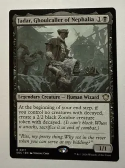 x1 Jadar, Ghoulcaller of Nephalia R MTG Commander: Secrets of Strixhaven M/NM, E - Image 1