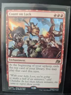 Count on Luck 118s PDFT MTG SealedinSleeve - Image 1
