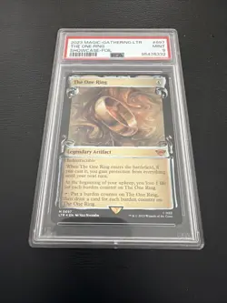 The One Ring. Magic The Gathering PSA Graded 9 Mint - Image 1