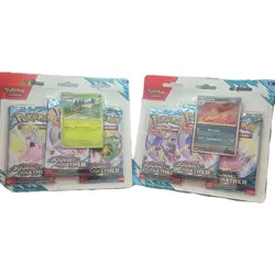 Pokemon Journey Together SV09 -Set of 2- [Scrafty & Yanmega] 3-Pack Blister - Image 1