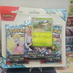 Pokemon Journey Together SV09 -Set of 2- [Scrafty & Yanmega] 3-Pack Blister - Image 3