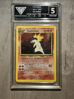 Pokemon - Neo Genesis 2000 - Typhlosion 18/111 - Graded Excellent 5 - Image 1