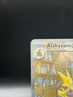 Pokemon Alakazam EX 201/165 Scarlet & Violet 151 Special Illustration Rare - Image 2