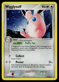 Pokemon Card - Wigglytuff Crystal Guardians 13/100 Holo - Image 1