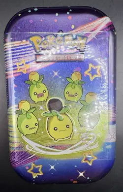 SEALED-SMOLIV-PALDEAN FATES MINI TIN-SHINY-POKEMON-SHIPPING INCLUDED! - Image 4