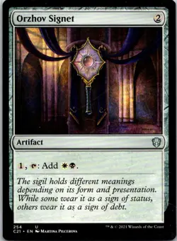 Magic the Gathering HP Orzhov Signet Commander 2021 MTG Free Shipping! - Image 1