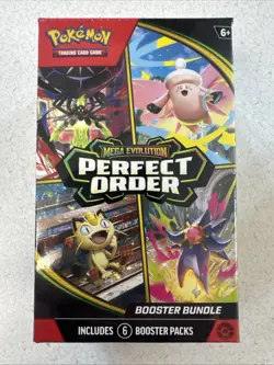 Pokemon Mega Evolution Perfect Order Booster Bundle Sealed - Image 1
