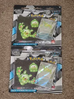 (2) POKEMON TCG Scarlet & Violet Black Bolt Tech Sticker Collection!!!! - Image 1