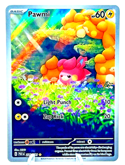 Pawmi PAF 226/091 - Paldean Fates Illustration Rare Foil TCG Pokemon NM - Image 1