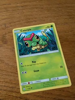 Caterpie #1/149 Sun & Moon Common Pokemon 2017 TCG Card - Image 1
