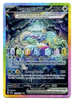 Pokemon Terapagos EX SIR Special Illustration Rare Stellar Crown 170/142 NM - Image 1