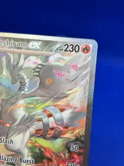 Pokemon White Flare Reshiram ex 166/086 Special Illustration Rare Alt Art NM - Image 4