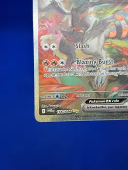 Pokemon White Flare Reshiram ex 166/086 Special Illustration Rare Alt Art NM - Image 5