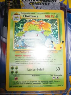 POKEMON RARE CELEBRATIONS FRANCAIS FLORIZARRE 15/102 HOLO NEUF MINT 25 ANS - Image 1