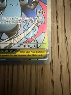 2025 Pokemon Mega Evolutions Mega Charizard X Ex Black Star Promo - Image 4