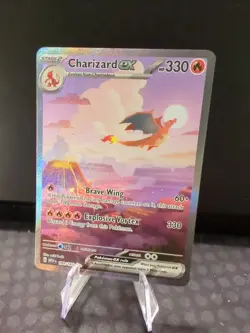 Pokemon Charizard ex 199/165 Scarlet & Violet 151 Special Illustration Rare SIR - Image 1
