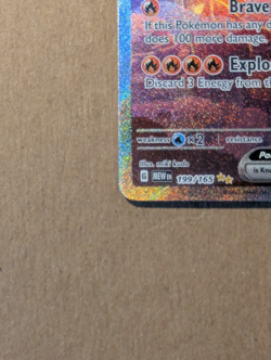 Pokemon Charizard ex 199/165 Scarlet & Violet 151 Special Illustration Rare SIR - Image 5