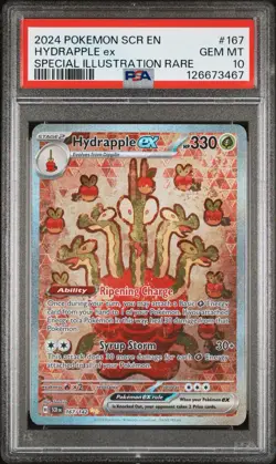 2024 POKEMON SCR EN-STELLAR CROWN SPECIAL ILLUSTRATION RARE HYDRAPPLE EX PSA 10 - Image 1