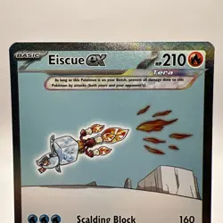 Pokemon TCG Eiscue EX 222/197 Obsidian Flames NM Pack Fresh - Image 2