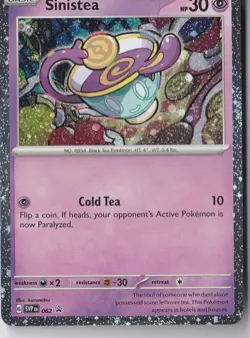 SINISTEA 062 SCARLET AND VIOLET PROMO POKEMON - Image 1