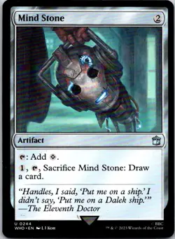 Magic the Gathering HP Mind Stone Doctor Who Commander MTG Free Shipping! - Image 1