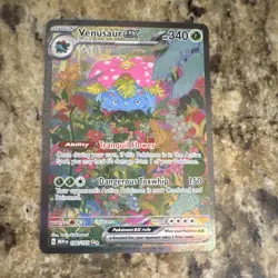 Pokemon Venusaur ex 198/165: Sv Scarlet & Violet 151 Holo Rare EX 340 HP - Image 1