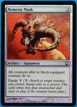 Nemesis Mask FOIL Darksteel NM Artifact Uncommon MTG CARD (ID# 502250) ABUGames - Image 1