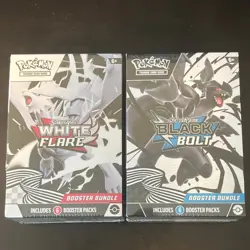 Pokemon TCG Scarlet & Violet—White Flare & Black Bolt Booster Bundle English - Image 1
