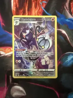 Pokemon Chandelure TG04/TG30 Lost Origin Ultra Rare Holo 150 HP Stage 2 - Image 1
