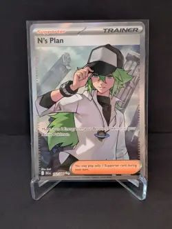 Pokemon Schwarze Blitze Deutsch - N's Plan Full Art 163/86 - Image 1