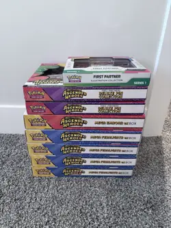 Pokemon Ascended Heroes Mega Ex/ Pin Collection/FP Illustration Collection Lot - Image 1