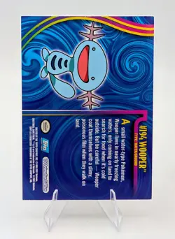 Topps Pokemon Johto Series Blue Logo: Wooper #194 - Image 2