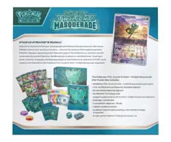 Pokemon TCG Twilight Masquerade Elite Trainer (ETB) Box Sealed – Gift Ready - Image 4