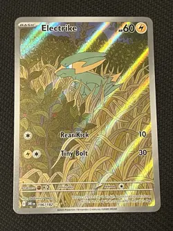 Pokemon TCG Destined Rivals 196/182 Electrike Illustration Rare - NM - Image 1