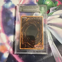 2005 YUGIOH 1ST ED TLM-EN015 MEGAROCK DRAGON ULTIMATE RARE PSA 9 MINT # - Image 2
