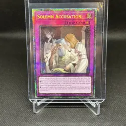 BLZD-EN079 Solemn Accusation Starlight Rare 1st Edition YuGiOh Blazing Dominion - Image 2