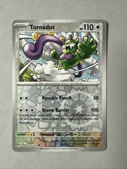 Pokemon TCG * SV Stellar Crown * 120/142 Tornadus * REVERSE HOLO U * FRESH PK - Image 1