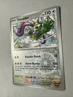 Pokemon TCG * SV Stellar Crown * 120/142 Tornadus * REVERSE HOLO U * FRESH PK - Image 2
