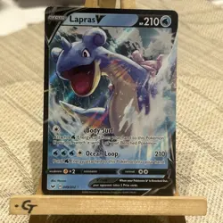 Pokemon Lapras V Ultra Rare Holo Swsh01 Sword & Shield 049/202 210 HP - Image 1