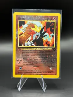 Pokemon TCG Entei Wizards Black Star Movie Promo 34 Holo - Image 1