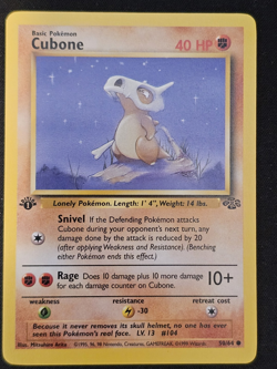 Pokemon TCG Cubone 50 Jungle 1st Ed Mint Near Mint - Image 1